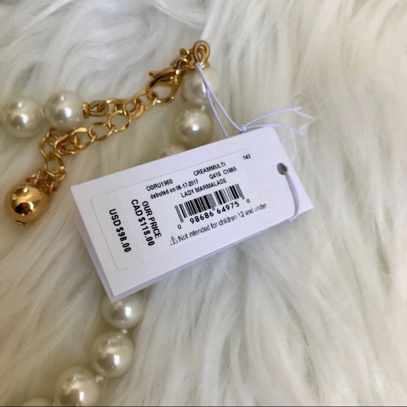 NEW Kate Spade pearl diamond necklace - Picture 5 of 7